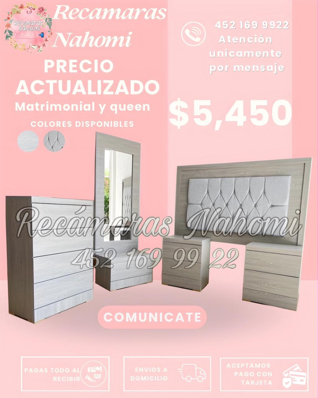 Recámara Gris Perla Queen