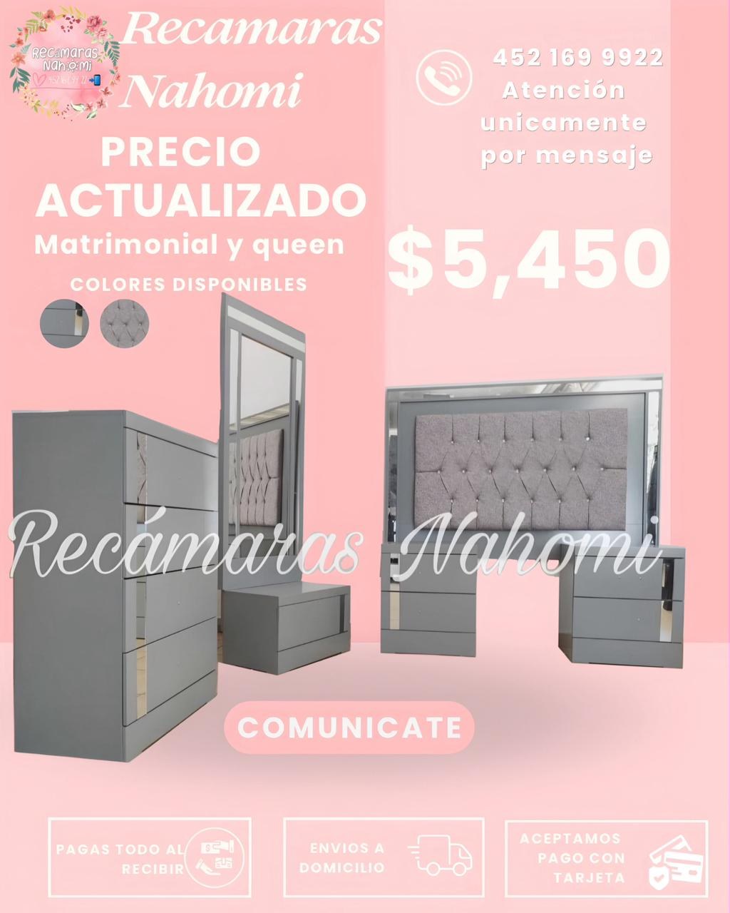 Recámara Gris Perla