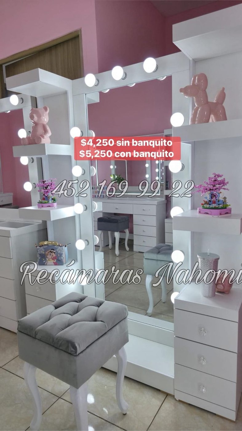Vanity Blanco Hollywood con Torres